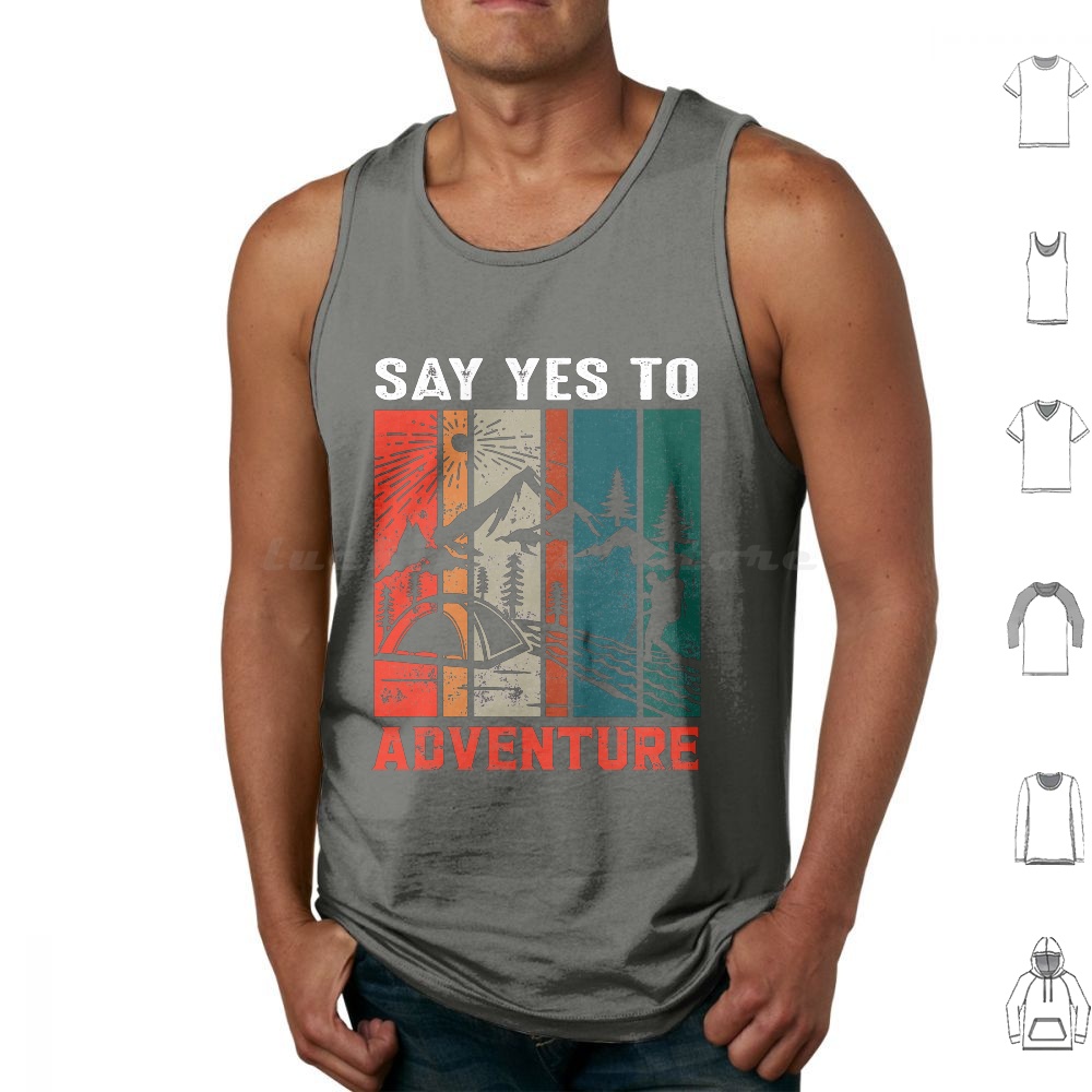 Outdoor Adventure Recreation - Adventure Lifestyle Tank Tops Print Cotton