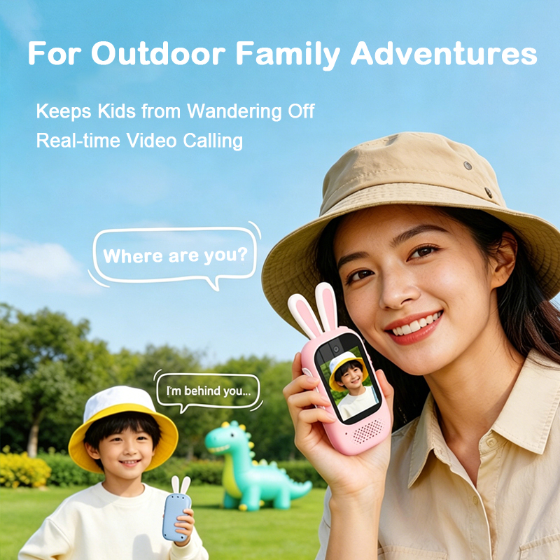 Outdoor Adventure With Kids - 2 Pack Kids Video Walkie Talkies