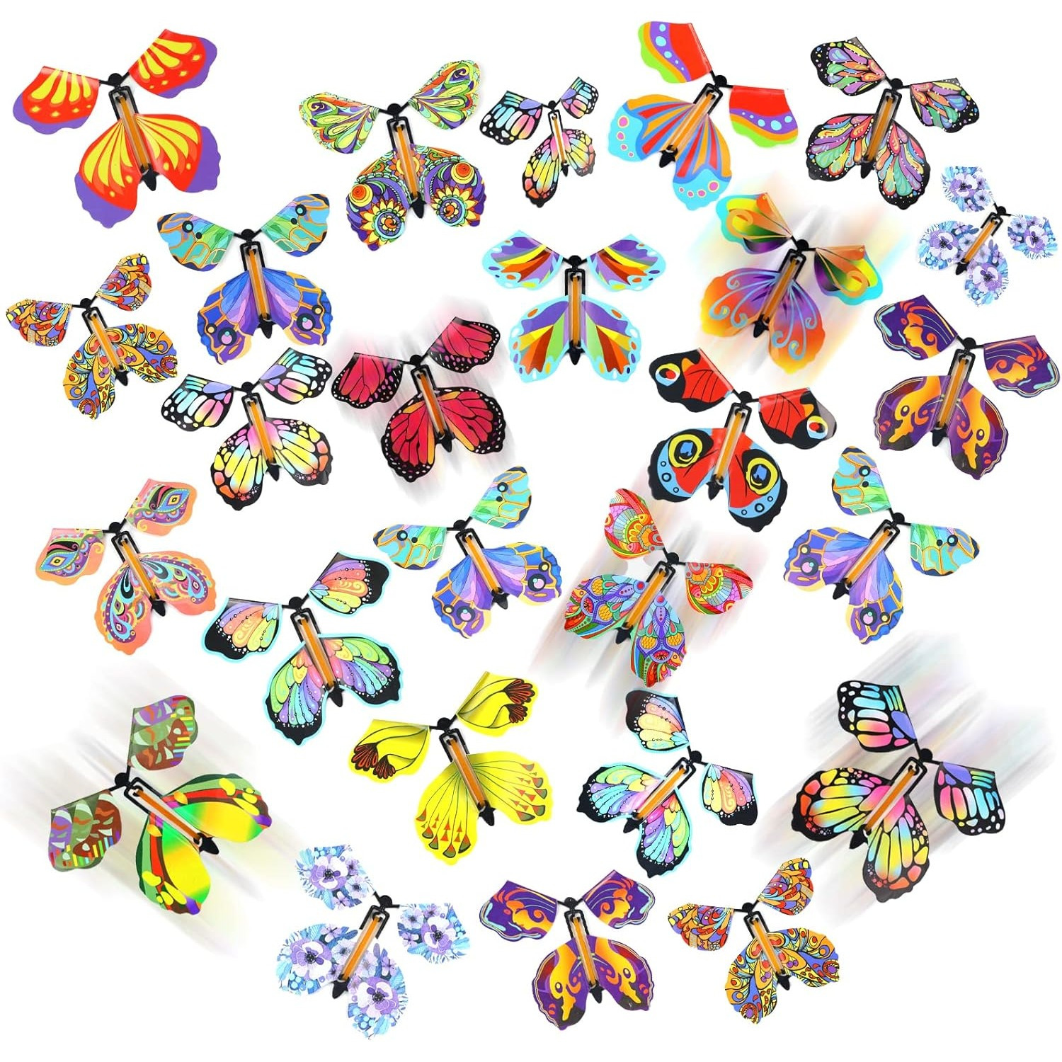 Outdoor Adventure Books - Flying Butterfly, Magic Wind Up Butterfly
