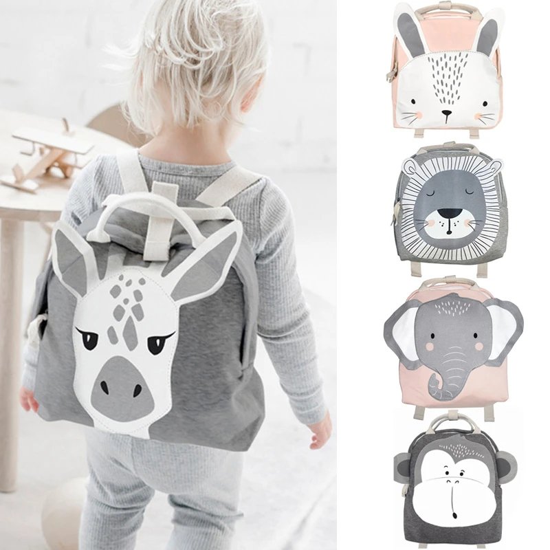 Outdoor Adventure With Kids - Animal Plush Backpacks Monkey and Koala