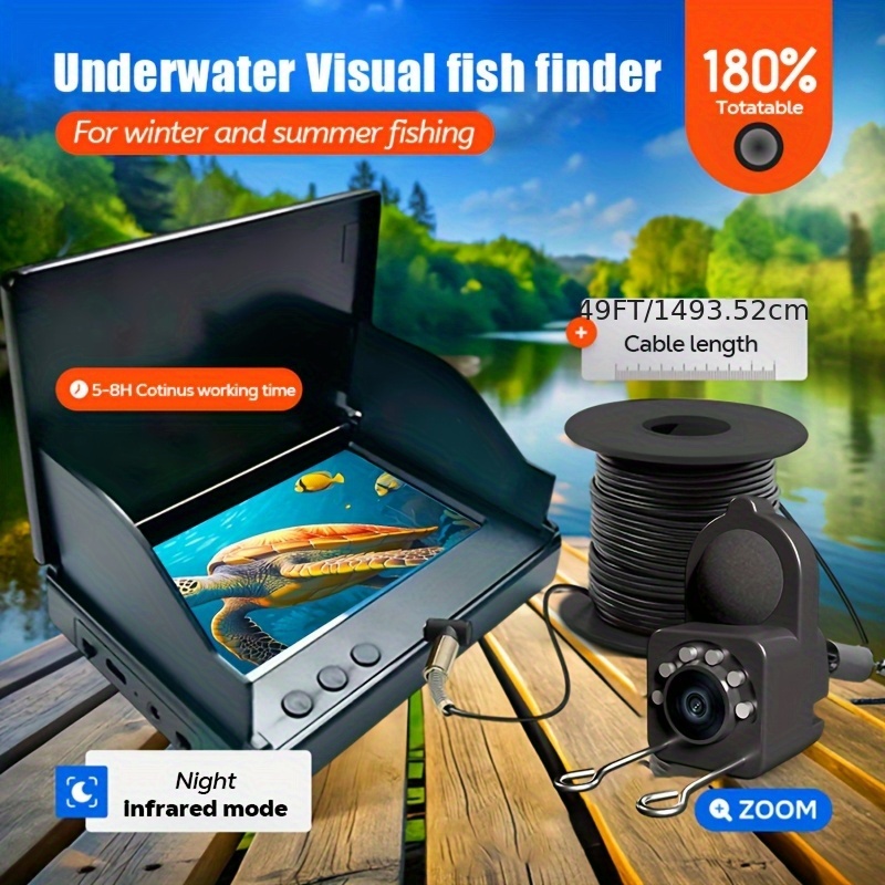 Outdoor Adventure Kit - XHJ HD Fishing Monitor, 4.3 Inch