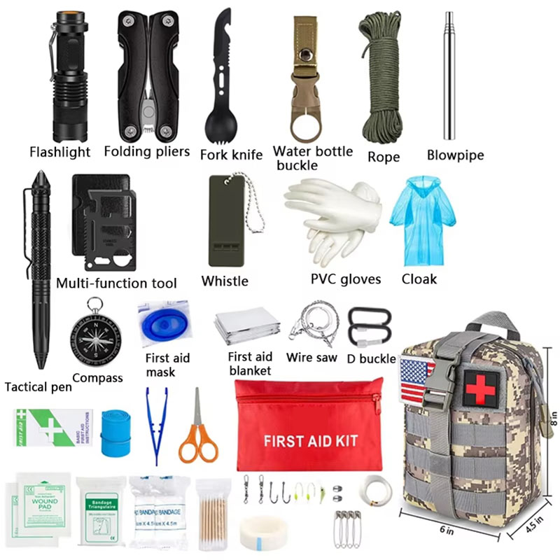 Survival First Aid Kit Surviva – обзор и цена Outdoor Adventure Kit