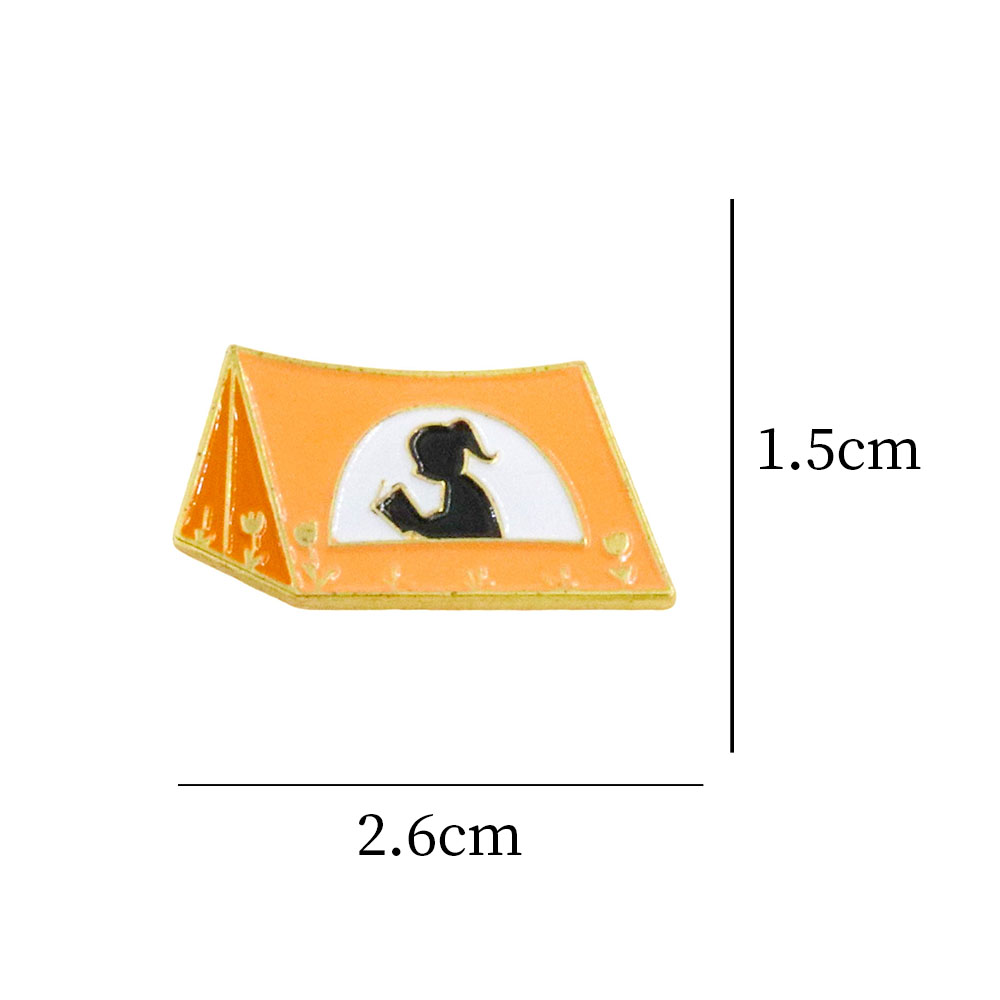 Yellow Tent and Girl Reading R – обзор и цена Outdoor Adventure Girl