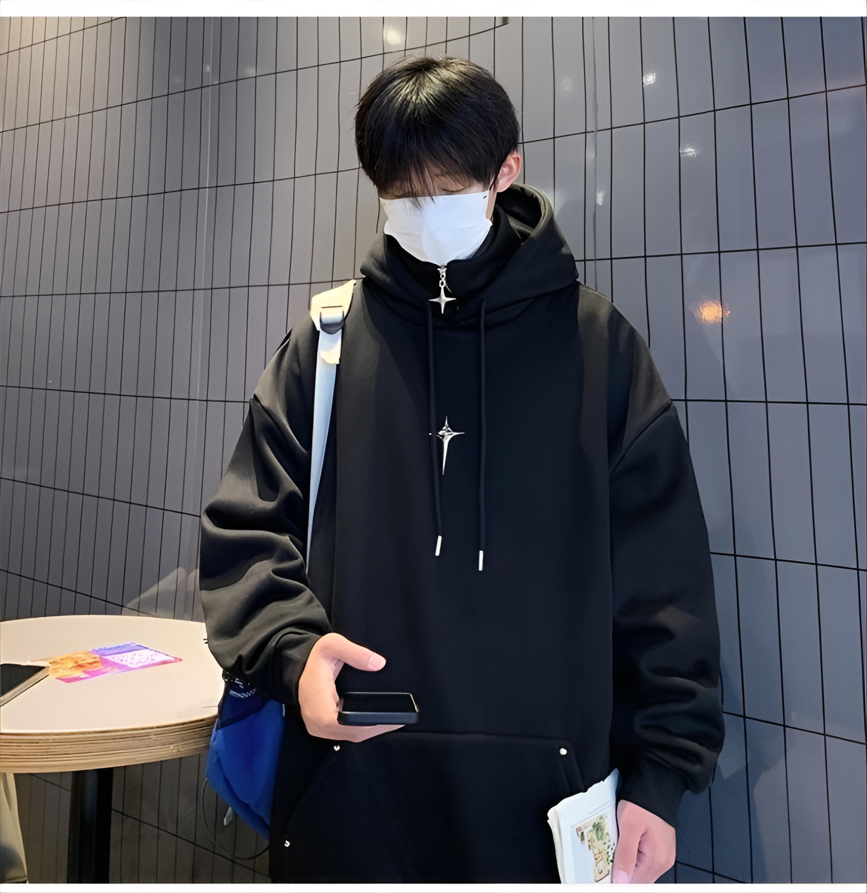 Mens With Hat Hoodies Quarter  – обзор и цена Outdoor Adventure Windbreaker
