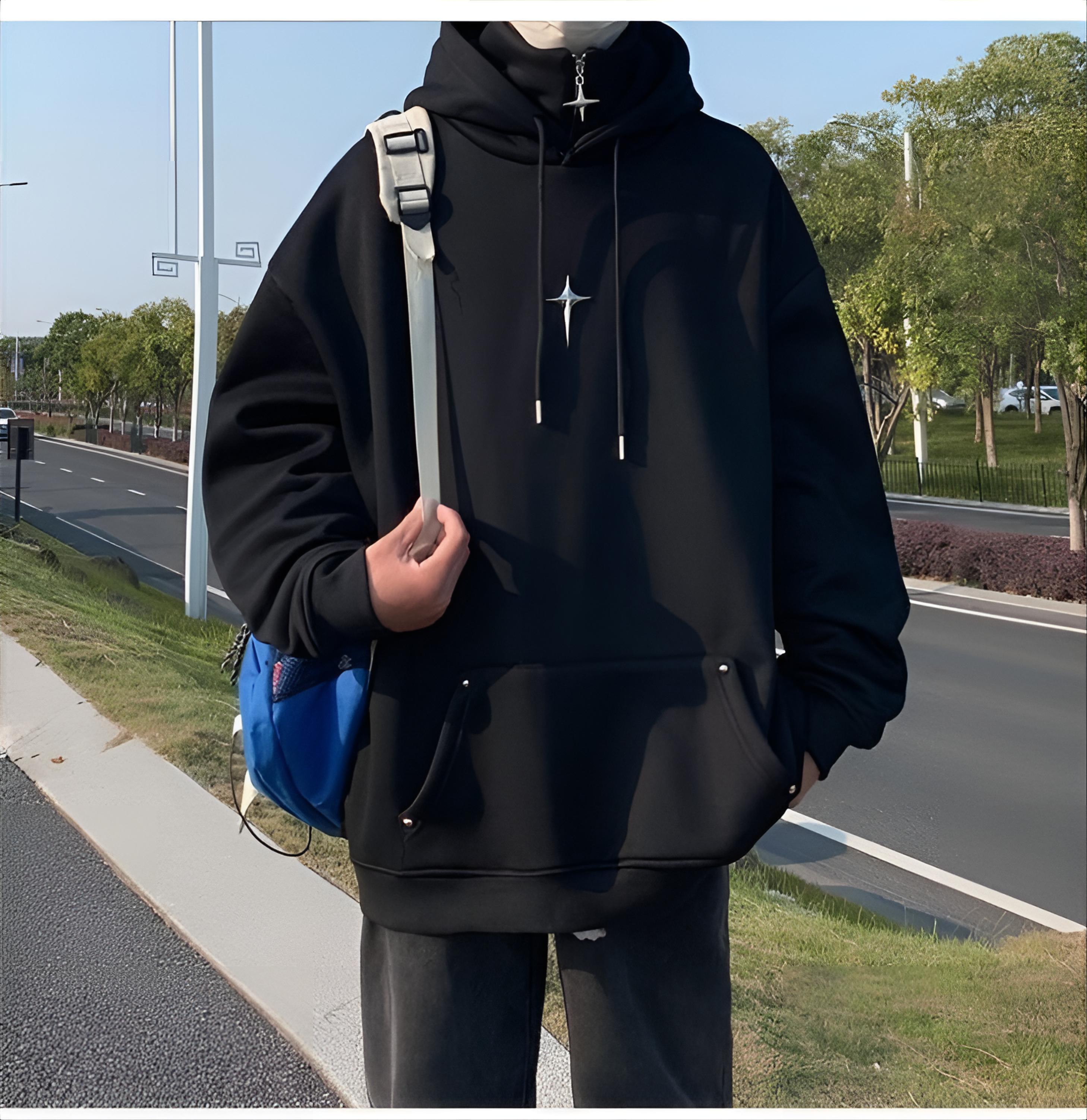 Mens With Hat Hoodies Quarter  – обзор и цена Outdoor Adventure Windbreaker