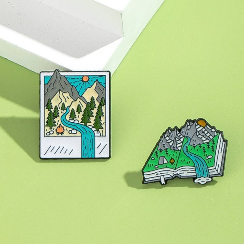 Adventure-Themed Enamel Pins:  – обзор и цена Outdoor Adventure Books