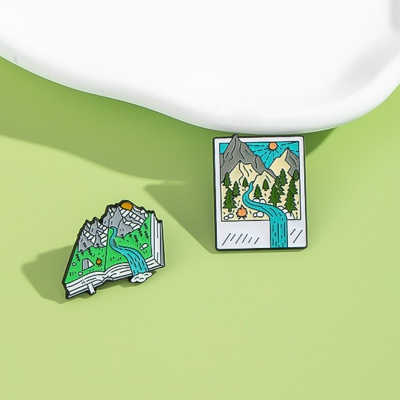 Adventure-Themed Enamel Pins:  – обзор и цена Outdoor Adventure Books