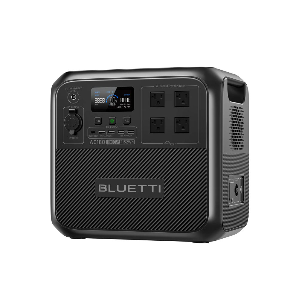 【RENEW】BLUETTI AC180 Solar Por – обзор и цена Outdoor Adventure Kit