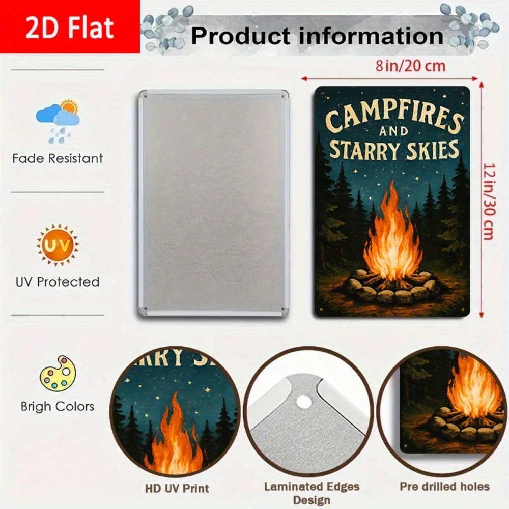 1pc Tin Sign 