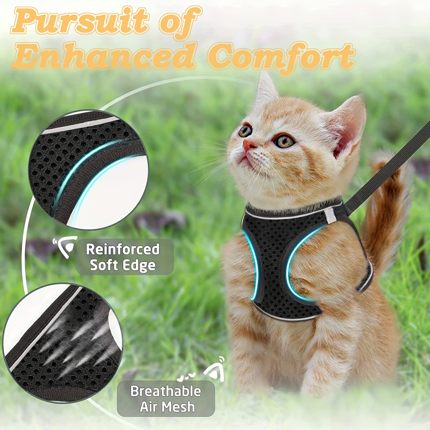 Escape-Proof Cat Harness & Lea – обзор и цена Outdoor Adventure Kit