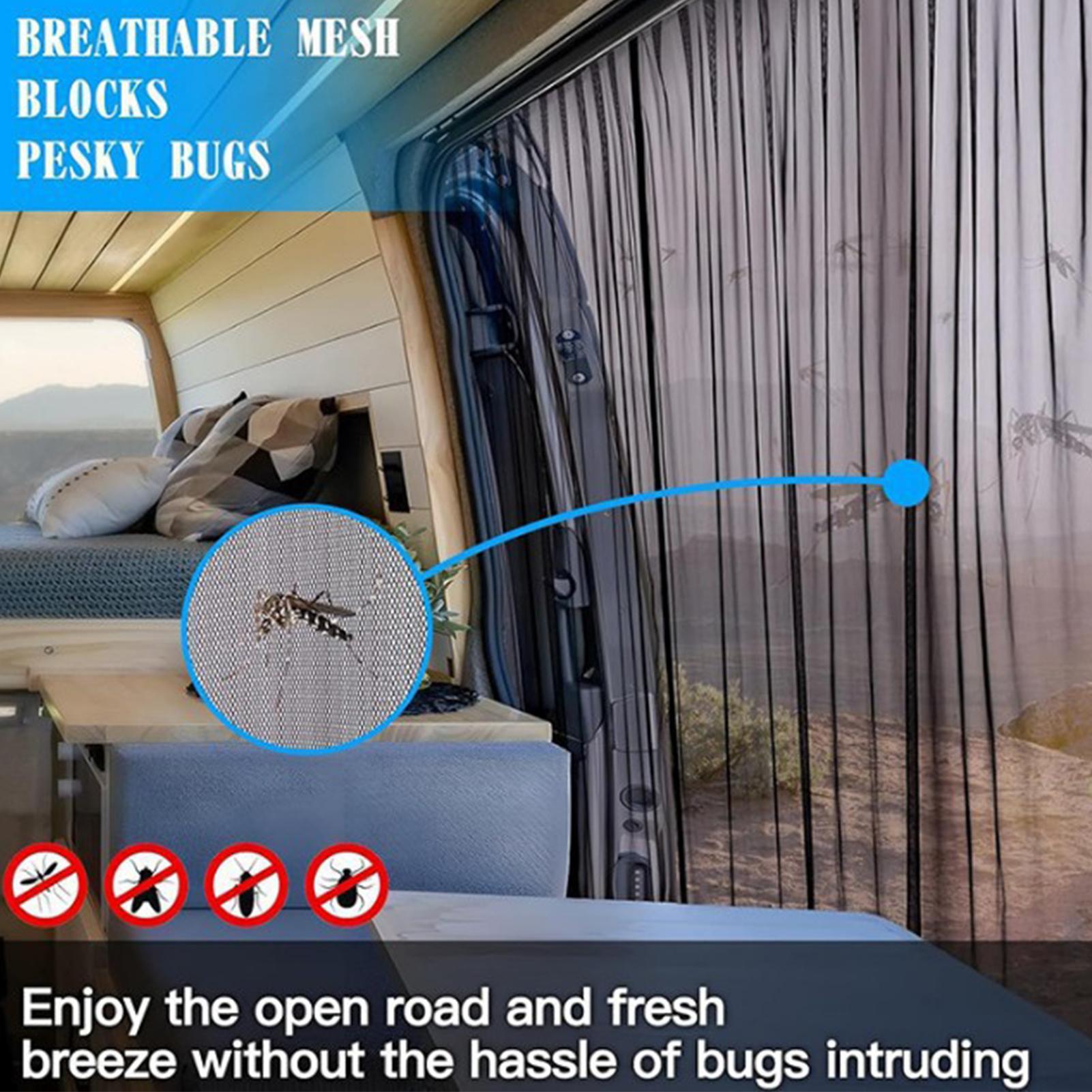 Magnetic Door Screen For Van U – обзор и цена Outdoor Adventure Vehicles