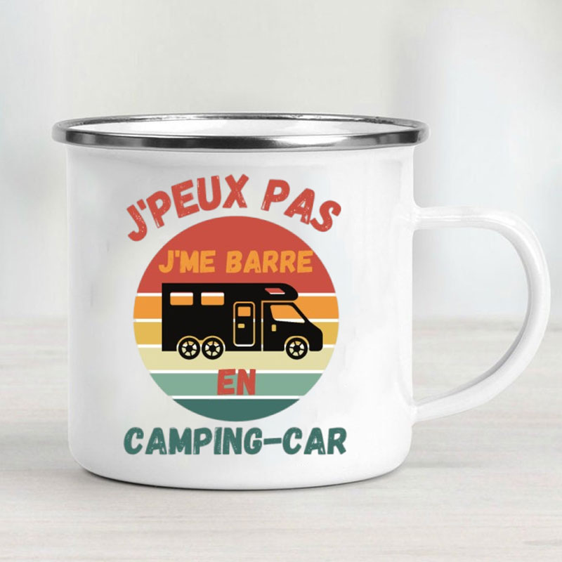Camping Car Enamel Mug Adventu – обзор и цена Outdoor Adventure Ideas