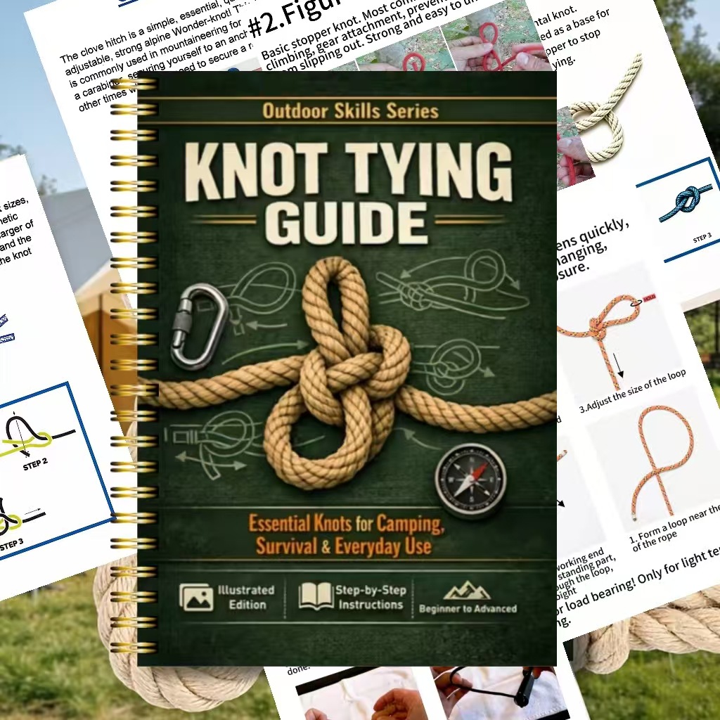 1Pcs Knot Tying Guide Book, Ou – обзор и цена Outdoor Adventure Books