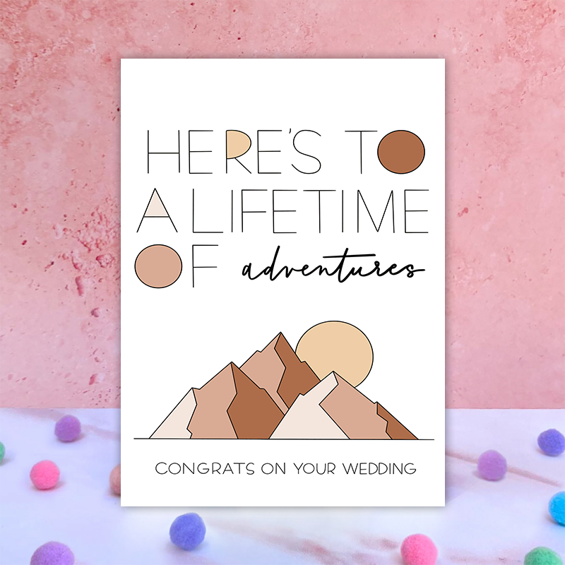 Mountain Wedding Card, Congrat – обзор и цена Outdoor Adventure Festival