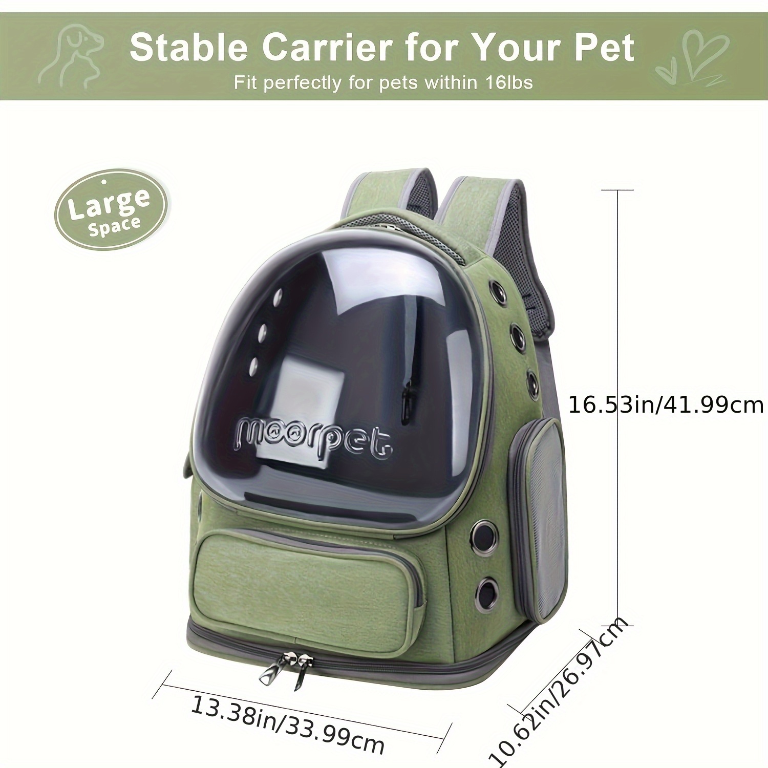 Breathable Pet Backpack, for c – обзор и цена Outdoor Adventure Farm