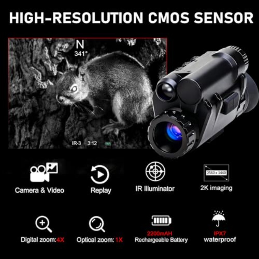 Digital 4X Zoom Night Vision M – обзор и цена Outdoor Adventure Hunt