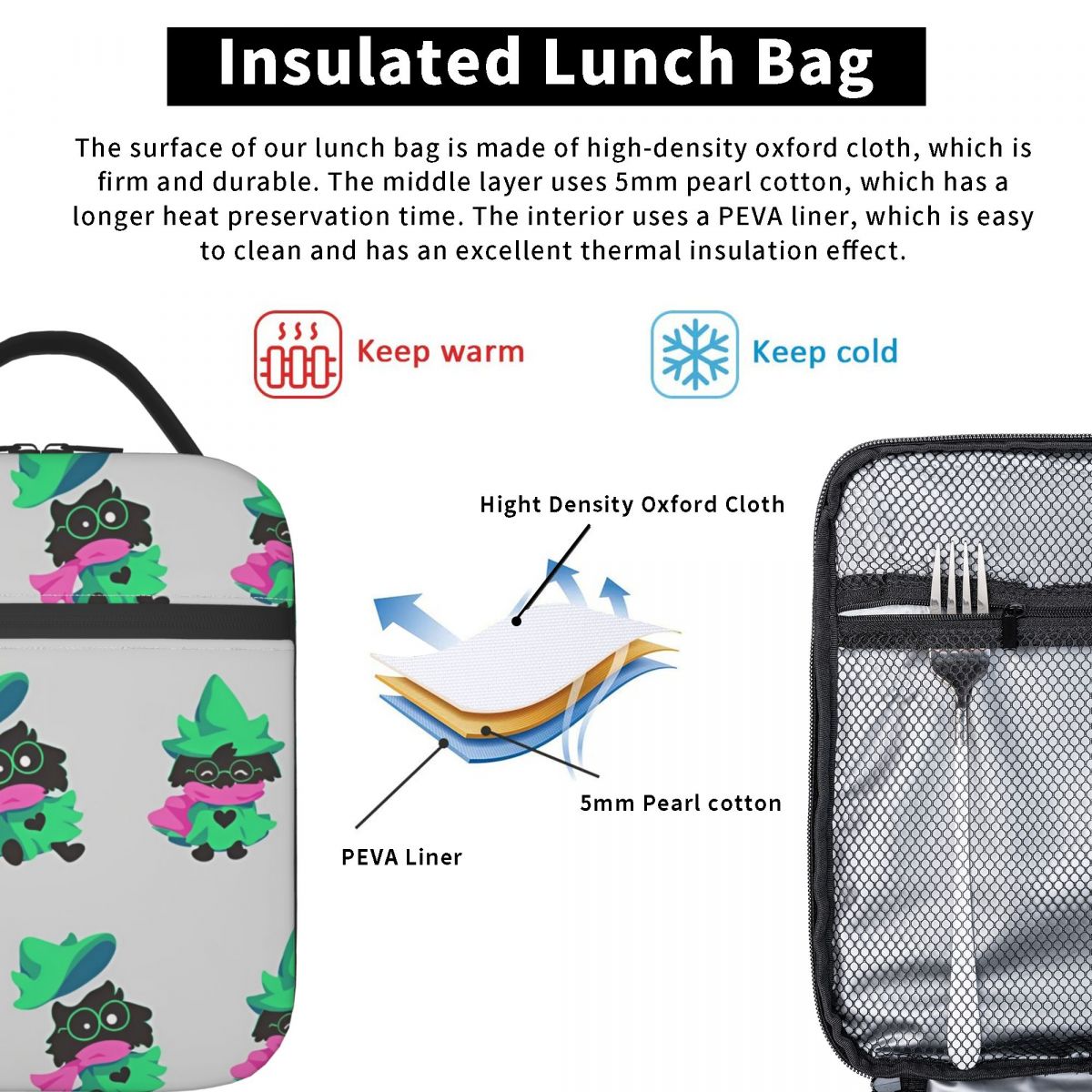 Deltarune Insulated Lunch Bags – обзор и цена Outdoor Adventure Girl