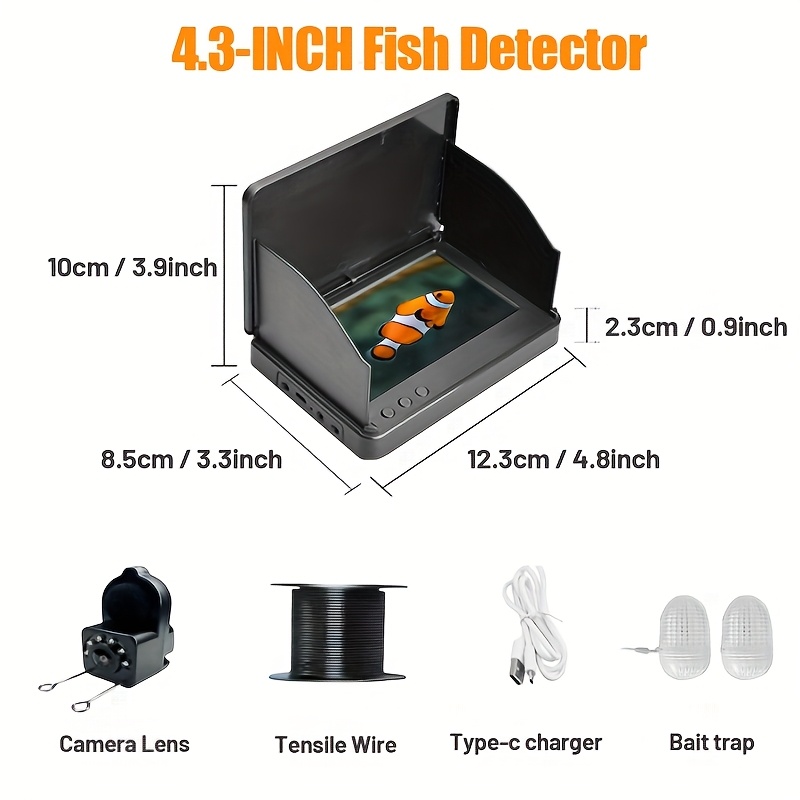 XHJ HD Fishing Monitor, 4.3 In – обзор и цена Outdoor Adventure Kit