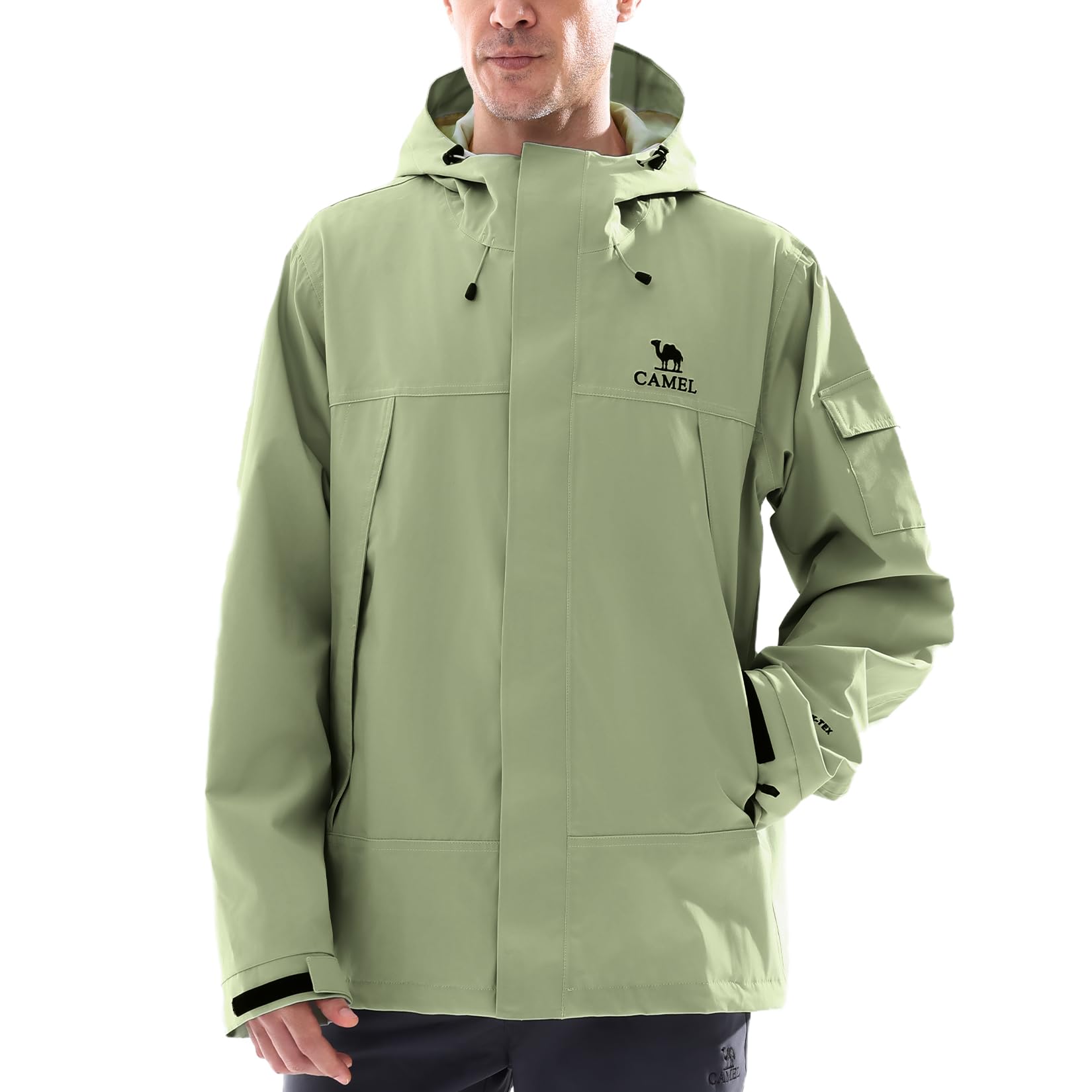 GOLDEN CAMEL Men's Rain Jacket – обзор и цена Outdoor Adventure Windbreaker