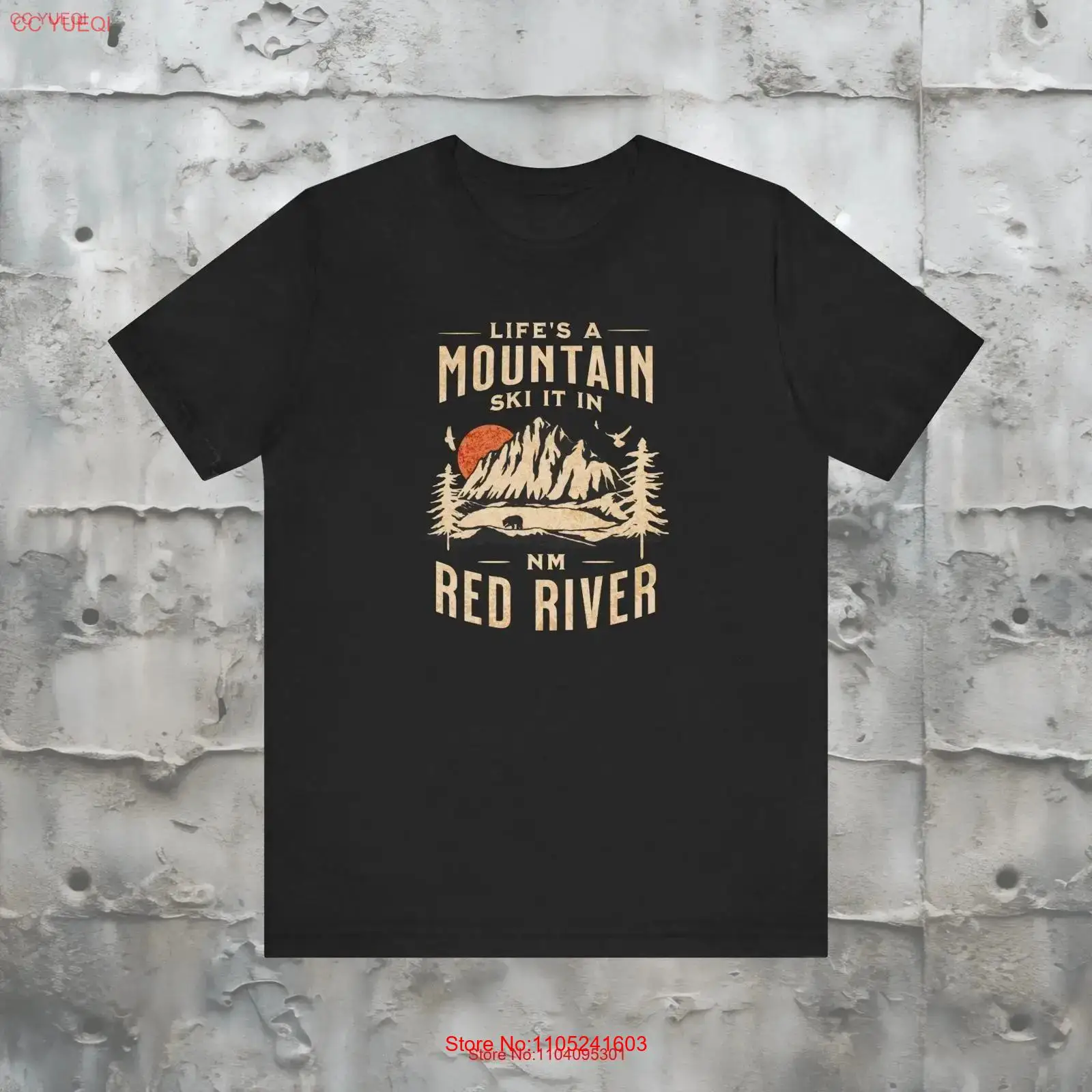 Mountain Skiing T Shirt Red Ri – обзор и цена Outdoor Adventure Resorts